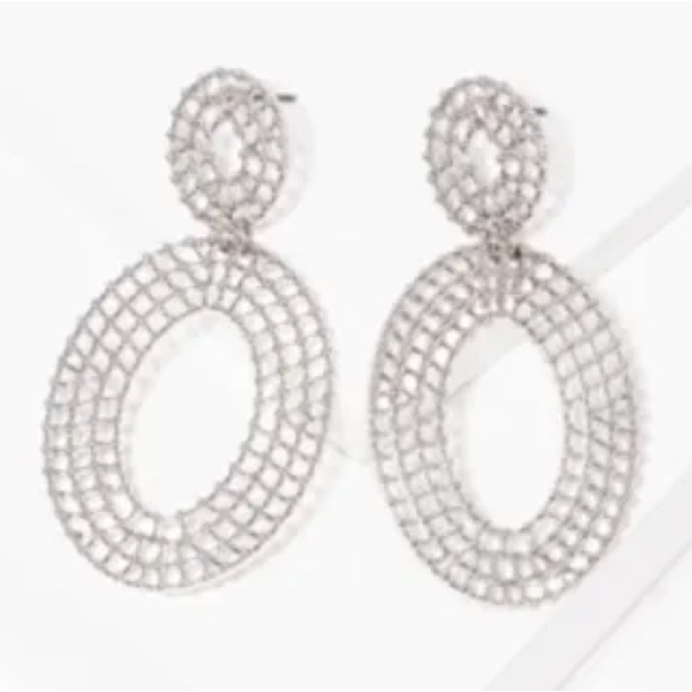 Oval Dangle Pierced Earrings
(New) - Picture 2 of 5